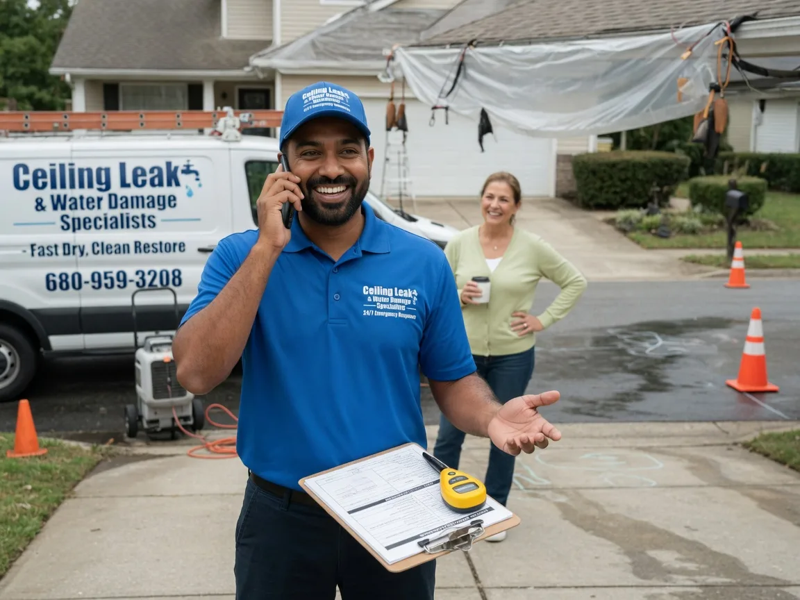 Ceiling Leak Cleanup Stockton, KS FAQs